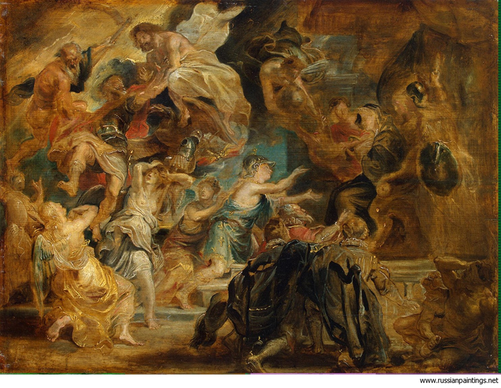  彼得·保罗·鲁本斯 Peter Paul Rubens——英格兰国王亨利四世之死和摄政的宣言